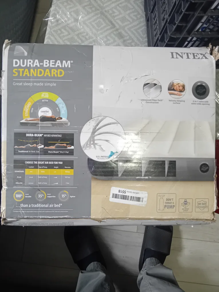 Intex Dura-Beam Standard Queen Air Mattress - 10" Height thumbnail