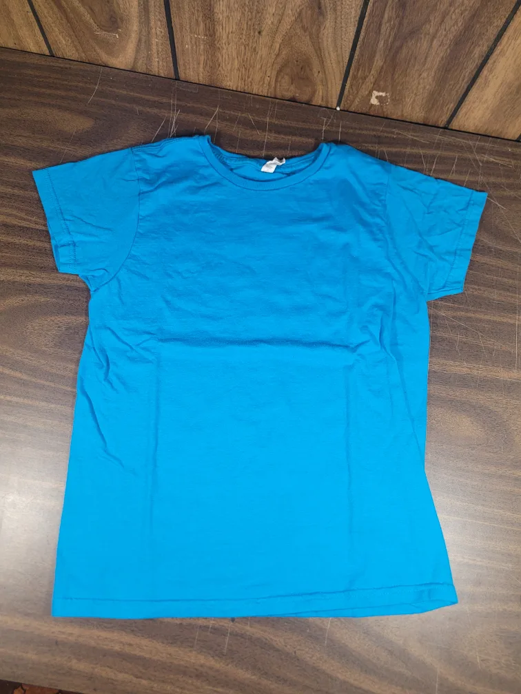 Alstyle Apparel T-Shirt - Turquoise - Size S Boys Girls thumbnail