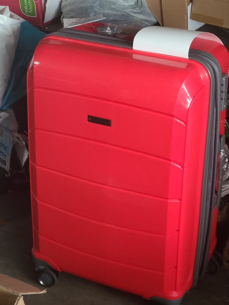 Ricardo Beverly Hills Red Suitcase