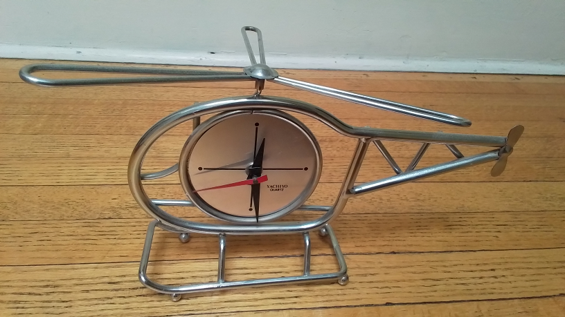 Yachiyo Quartz Helicopter Clock