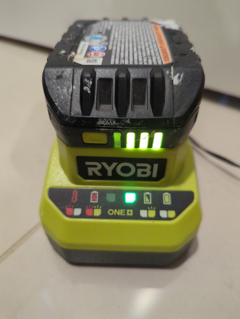 Ryobi ONE+ 18V Lithium Battery & Charger - photo 4