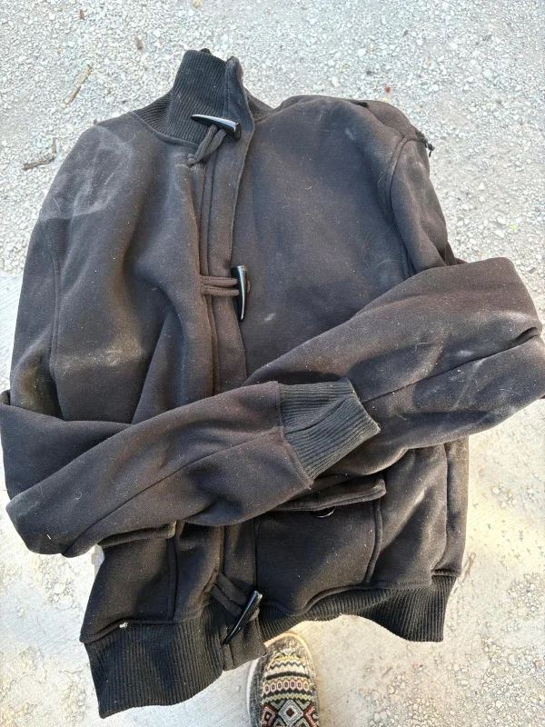 Black Toggle Closure Jacket thumbnail