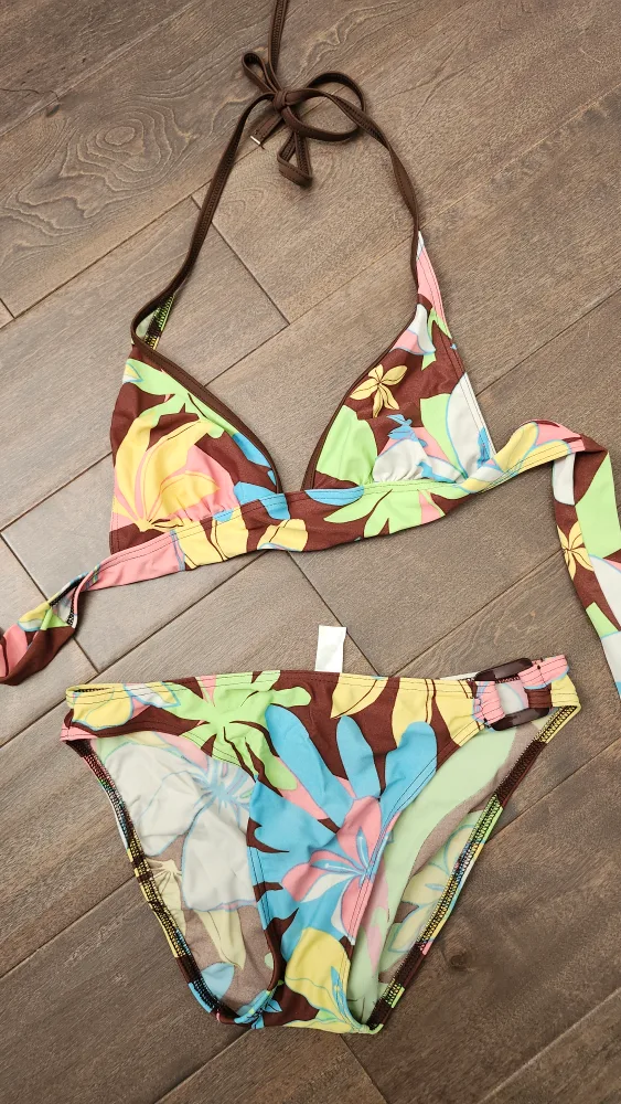 New Seven 7 Floral Bikini Set - Size Small thumbnail