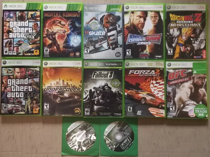 Xbox 360 Game Bundle Lot 10 games 8 cib thumbnail