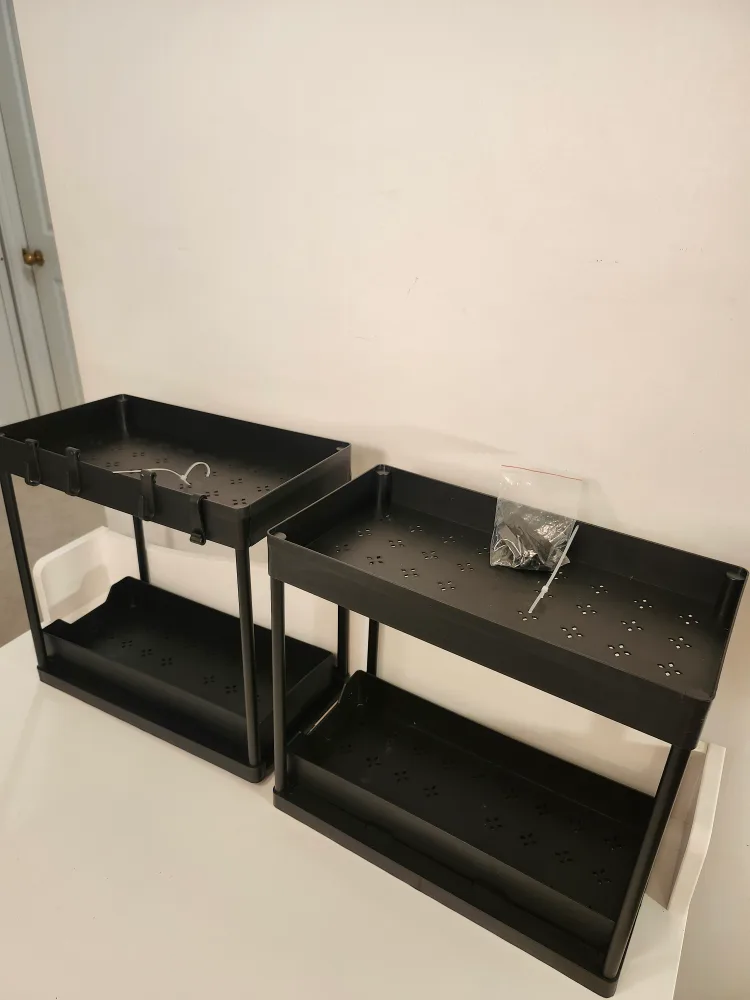 Black 2-Tier Shelf $15 Each thumbnail