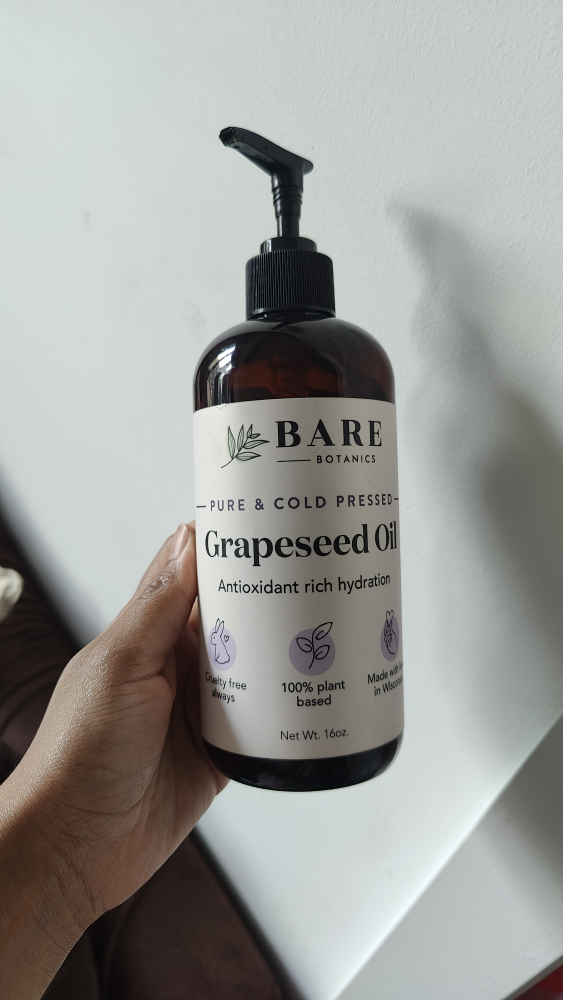 Bare Botanics Grapeseed Oil - 16oz - photo 5