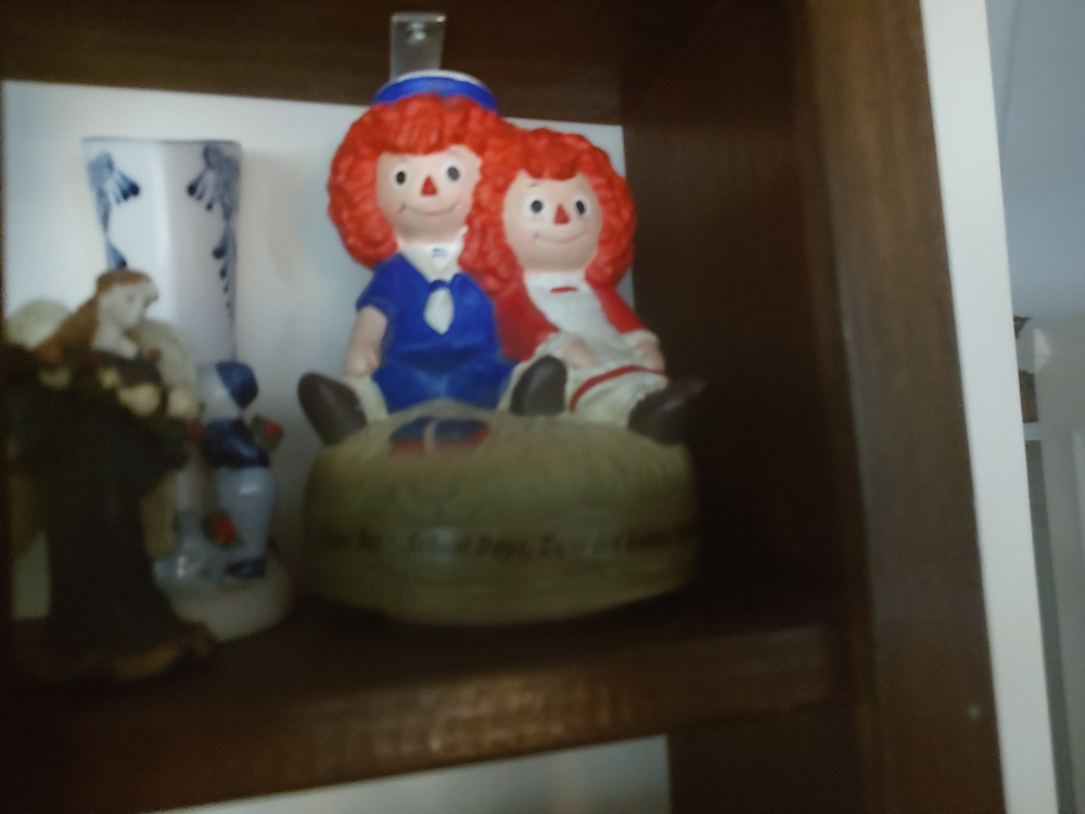 🧡Raggedy Ann & Andy "School Days" Music Box