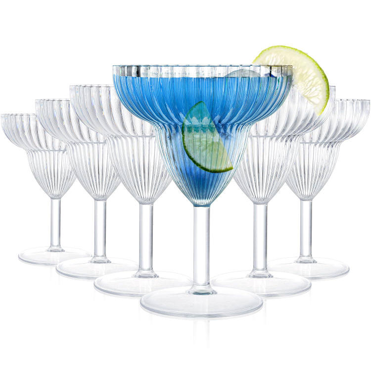 Margarita Glasses, Set of 6, 14 Oz