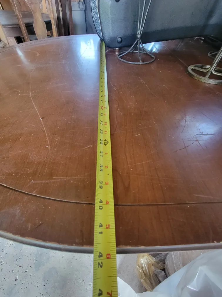 Oval Wooden Dining Table image indicator(4)