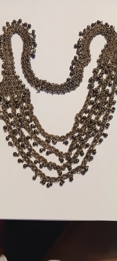 Gorgeous Ethnic Tribal 800 Silver Necklace thumbnail