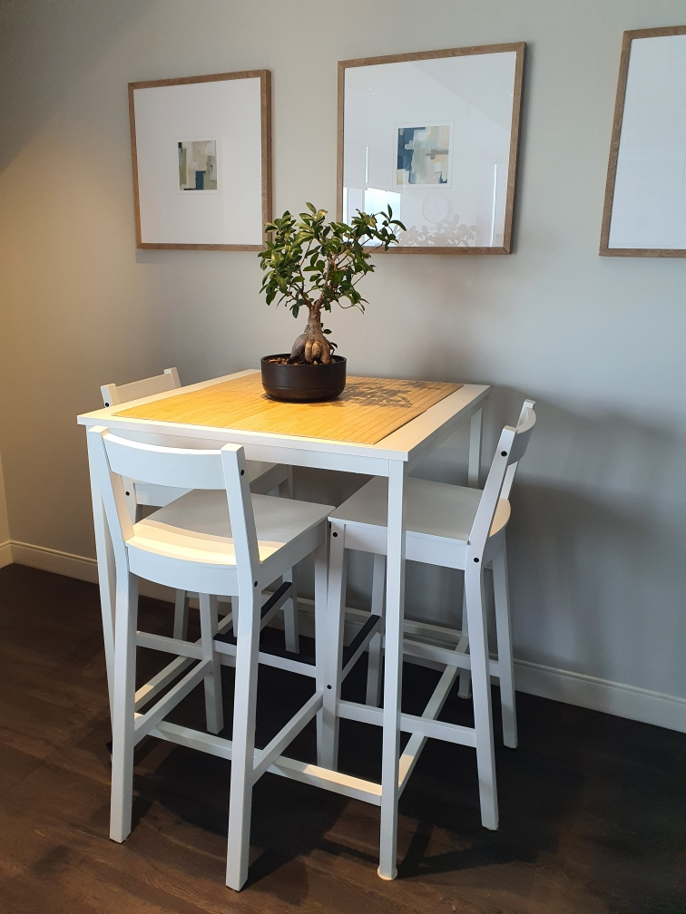 IKEA Trotten Table & Nordviken Bar Stool Set
