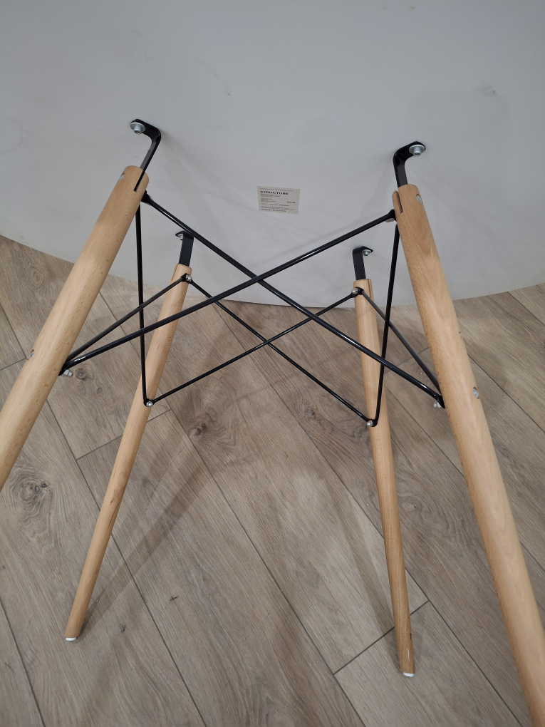 Structube White Round Dining Table - photo 5