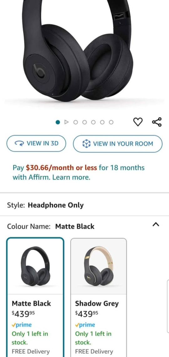 Beats Studio3 Wireless Headphones - Matte Black - photo 4