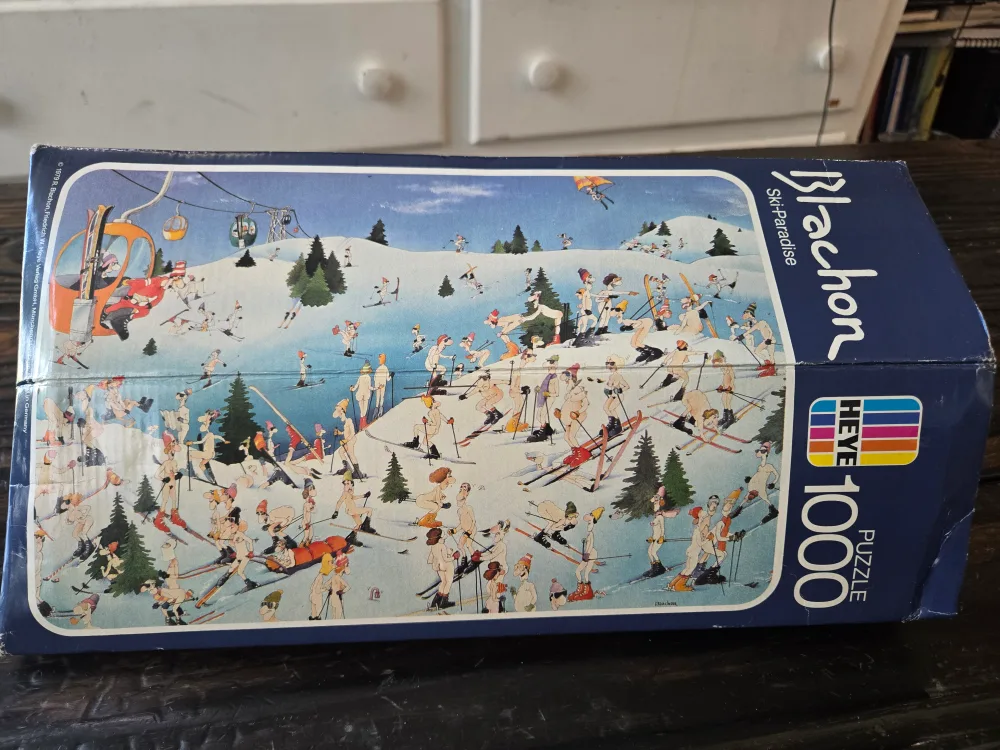 Heye Blachon Ski Paradise 1000 Piece Puzzle thumbnail