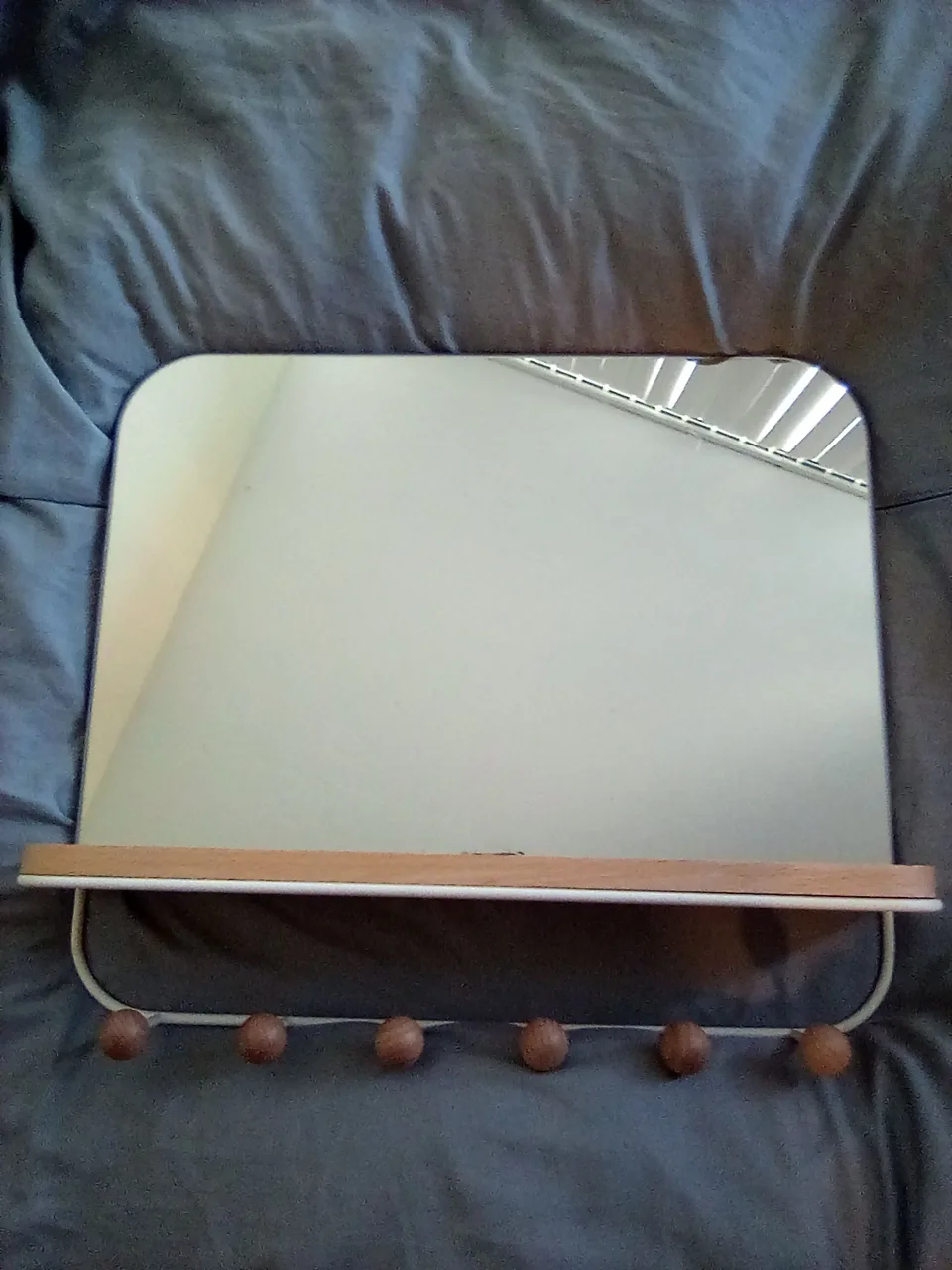 Umbra Brand Floating Mirror Shelf With Pegs! 🛋️ thumbnail