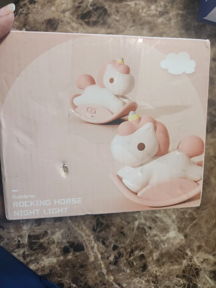 Rainbow Rocking Horse Night Light thumbnail
