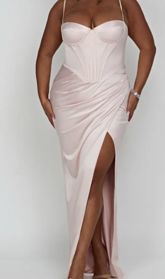 Babyboo DESPINA MAXI DRESS - Blush-Size S