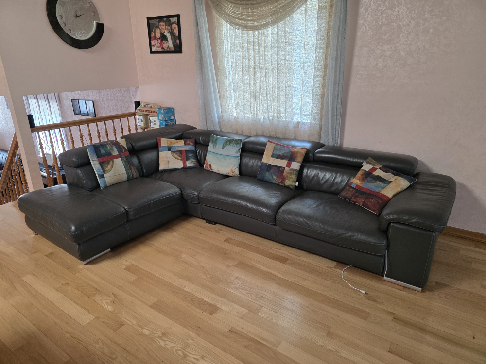 Leather Natuzi Sectional for Sale