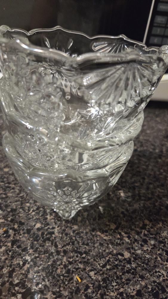 Vintage Clear Glass Bowl & Candy Dish Set