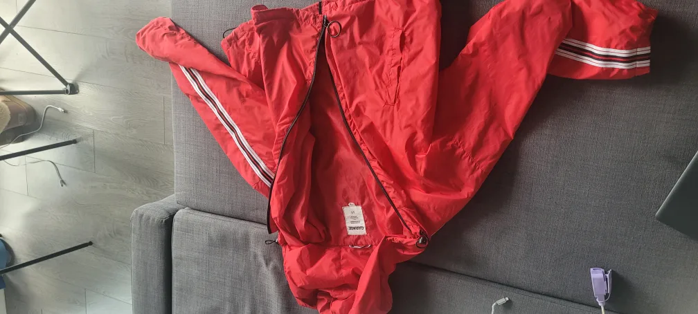 Garage Red Windbreaker Jacket - Size L image indicator(3)