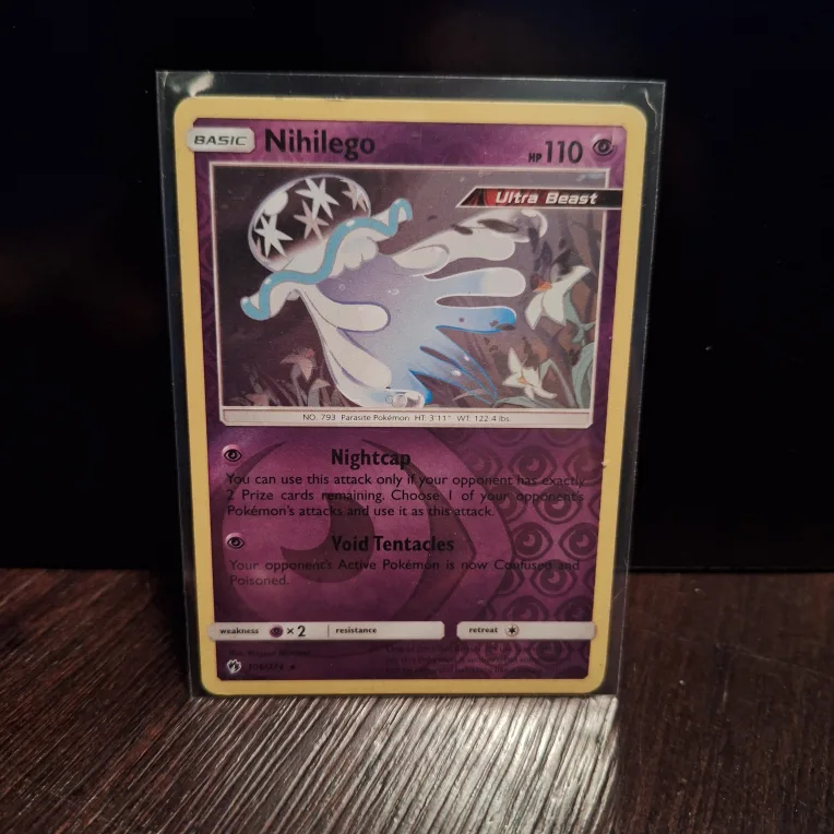 Lost Thunder - Nihilego Pokemon Card thumbnail