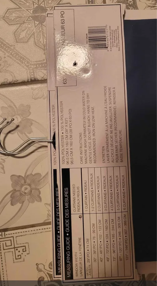 63" Length Navy blue Curtain set of 2 - New image indicator(2)