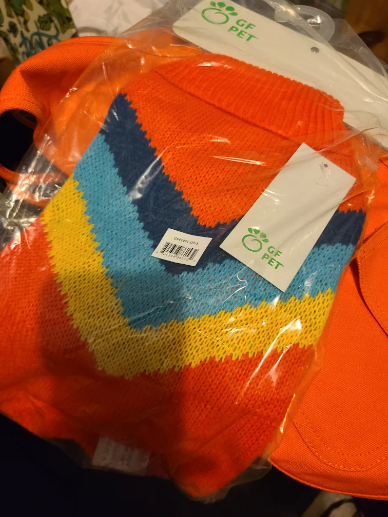 Dog clothes, toys, and  bowl bundle. image indicator(3)