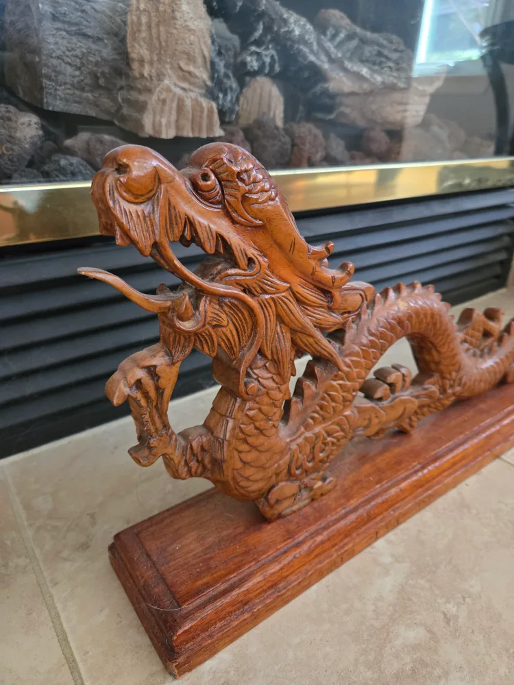Balinese Wooden Dragon Sculpture image indicator(3)