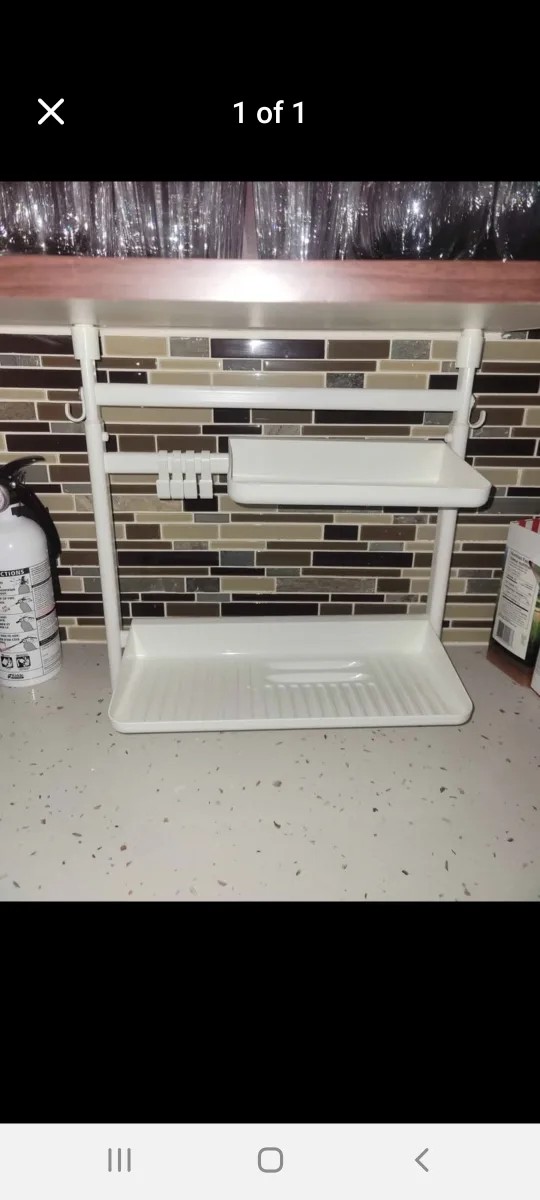 White Dish Drying Rack thumbnail