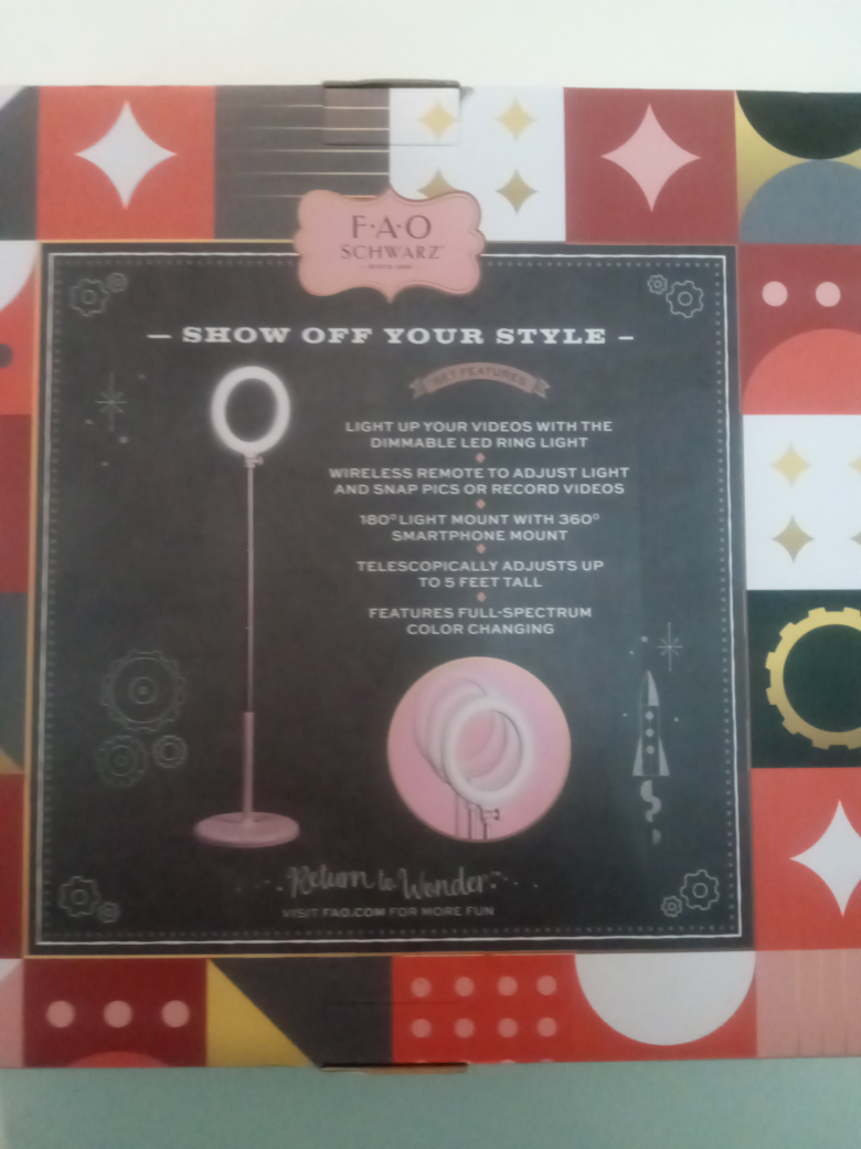 FAO Schwarz Social Star Selfie Light Stand - New - photo 2