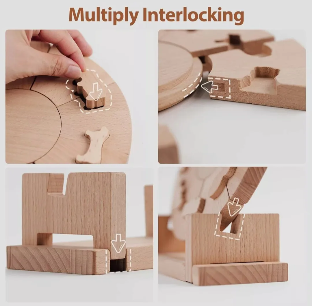 Edyfico Critter Puzzle - Wooden 3D Puzzle (36+ Months) image indicator(5)