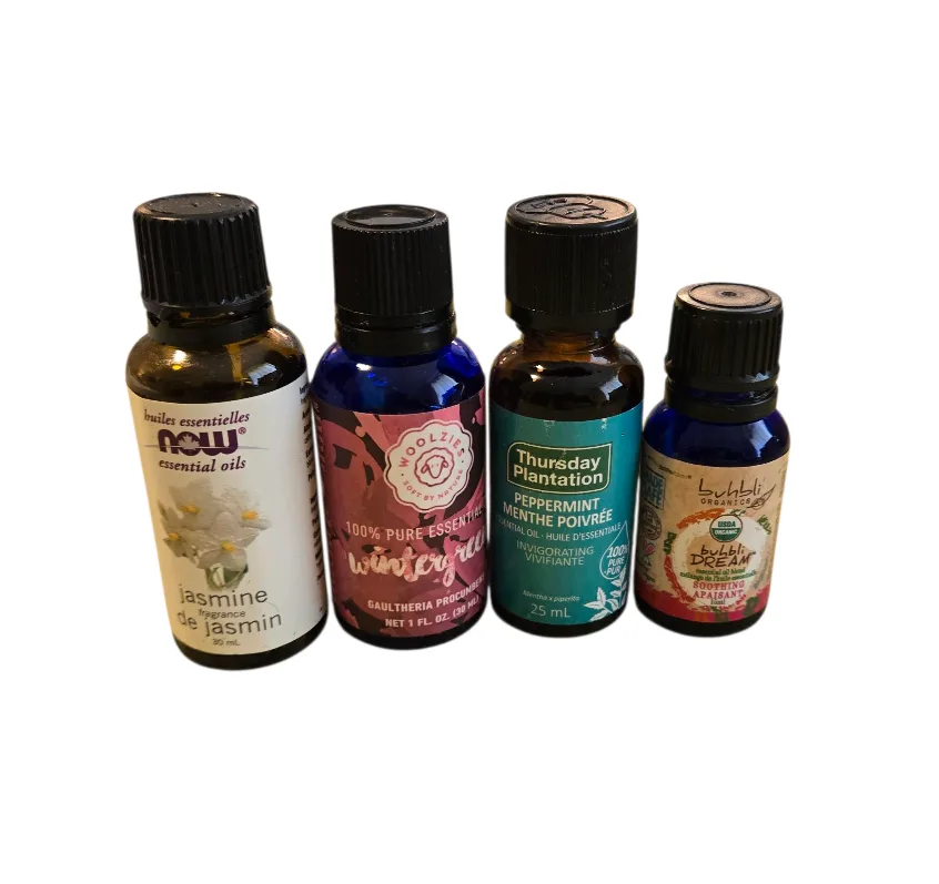 Essential Oils: Jasmine, Wintergreen, Peppermint, Blend thumbnail