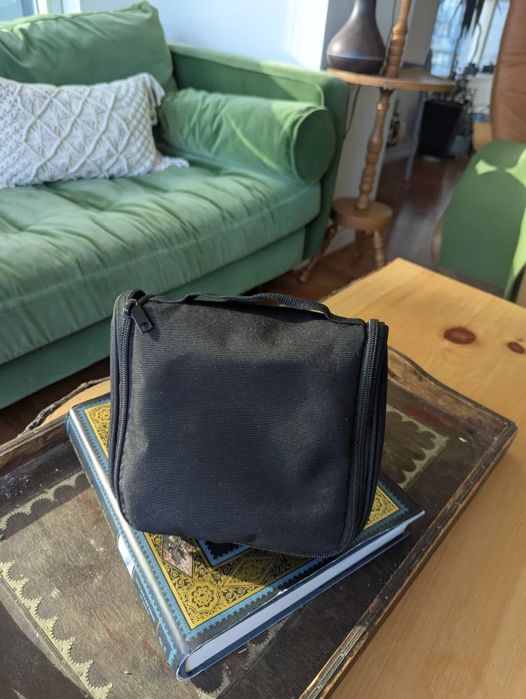 MUJI Black Travel Toiletry Bag thumbnail