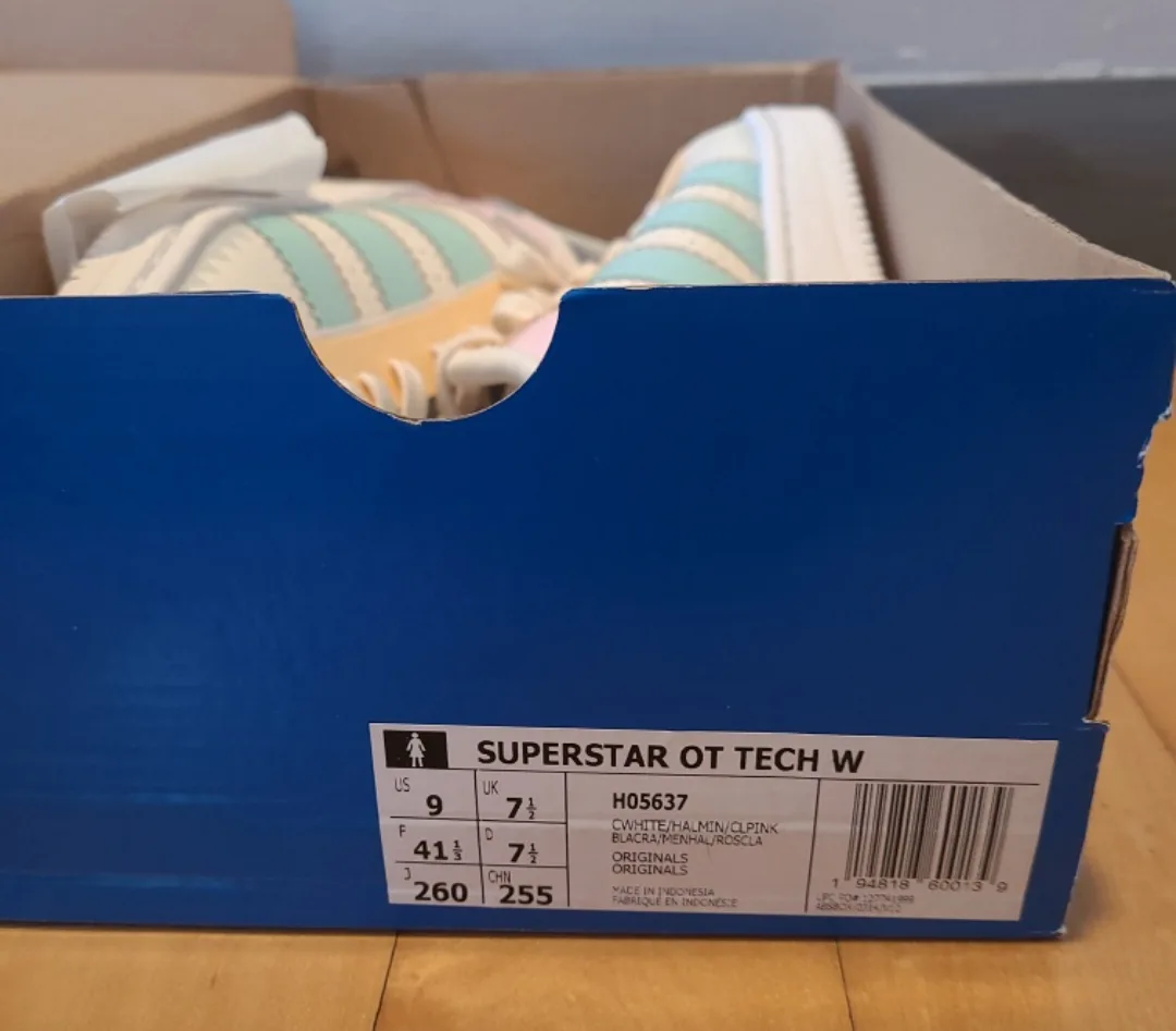 Adidas Superstar Women's Shoes - Pastel - Size 9 image indicator(6)