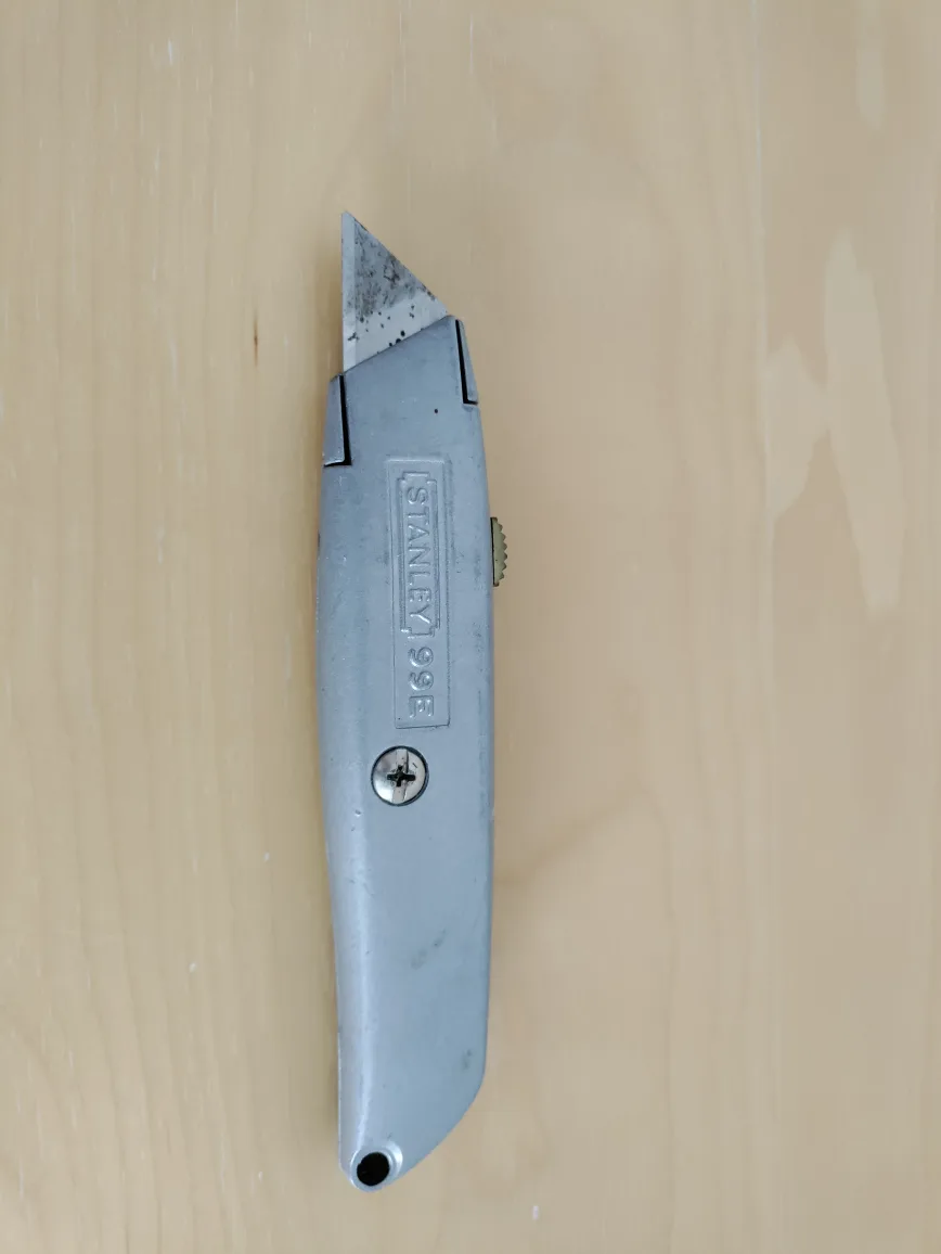 Stanley 99E Utility Knife Metal Box Cutter made in USA 🇨🇦 thumbnail