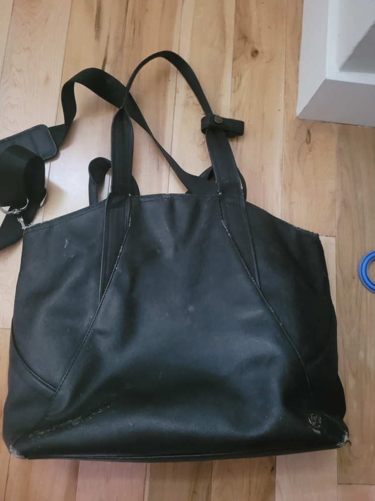 Lululemon Black Tote Bag
