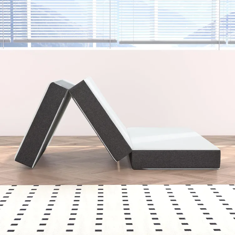 Twolike 6 Inch Full Size Foam Foldable Mattress BRAND NEW thumbnail