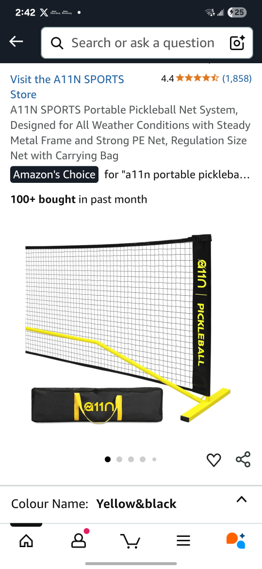 A11N SPORTS Portable Pickleball Net - photo 2