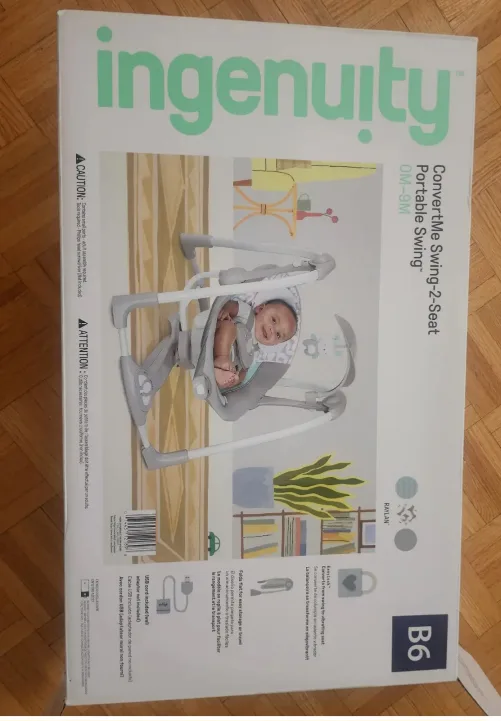 Ingenuity ConvertMe Swing-2-Seat Portable Swing image indicator(2)