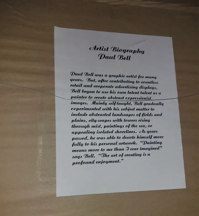 Paul Bell Framed Abstract Landscape Art image indicator(3)