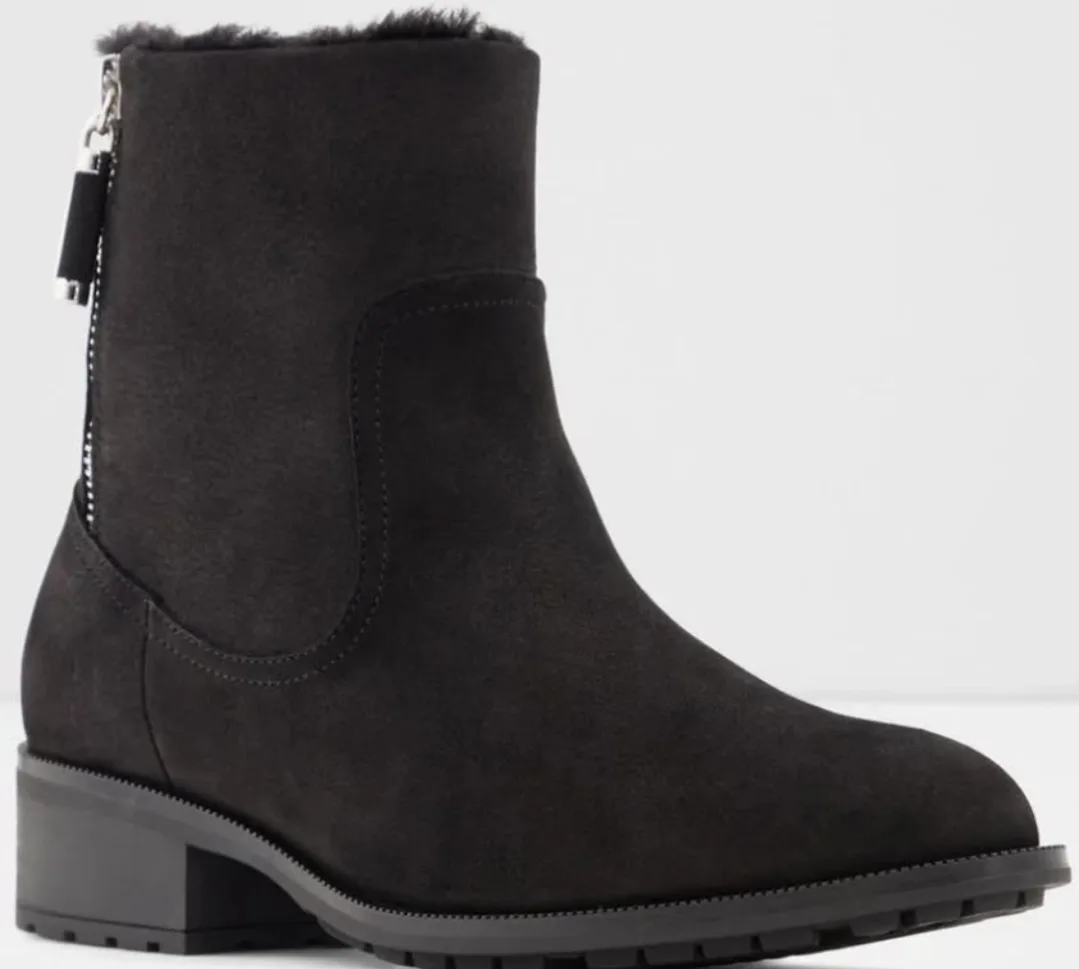 Aldo Black Ankle Boots, Size 7 thumbnail