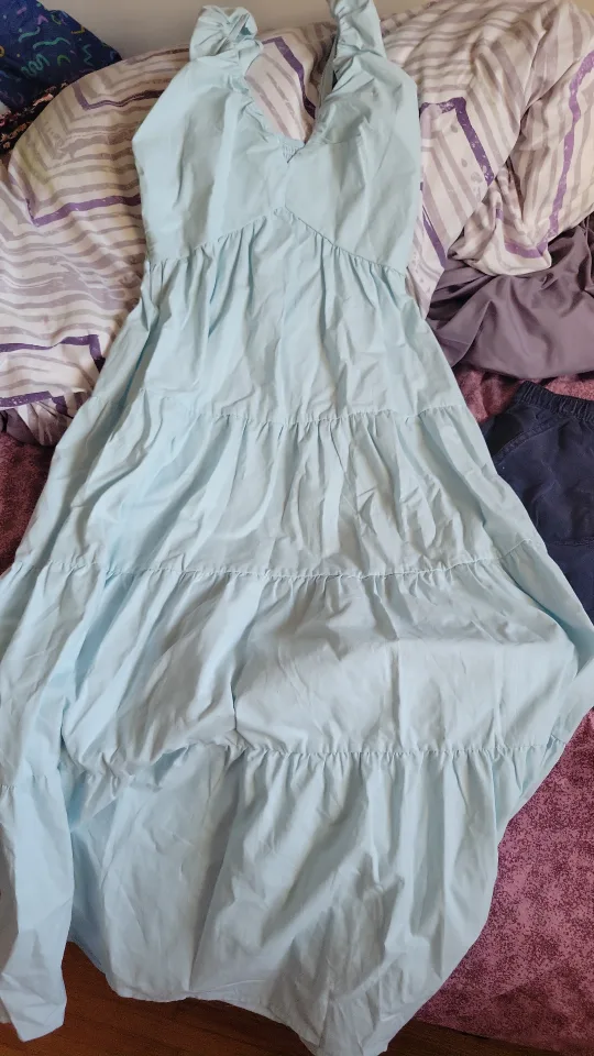Light Blue Tiered Dress thumbnail