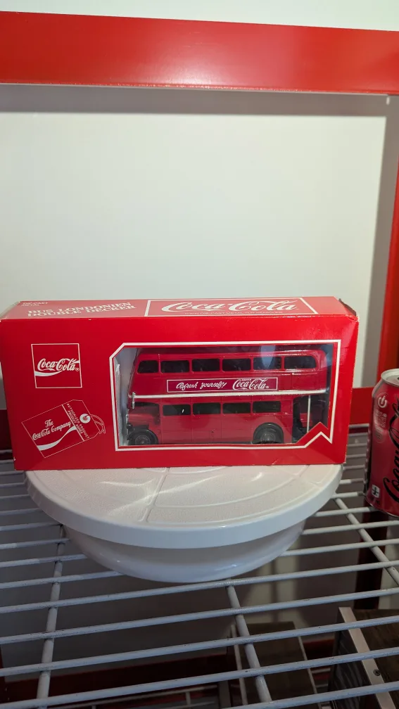 Coca-Cola Die-Cast London Double Decker Bus MIB image indicator(6)