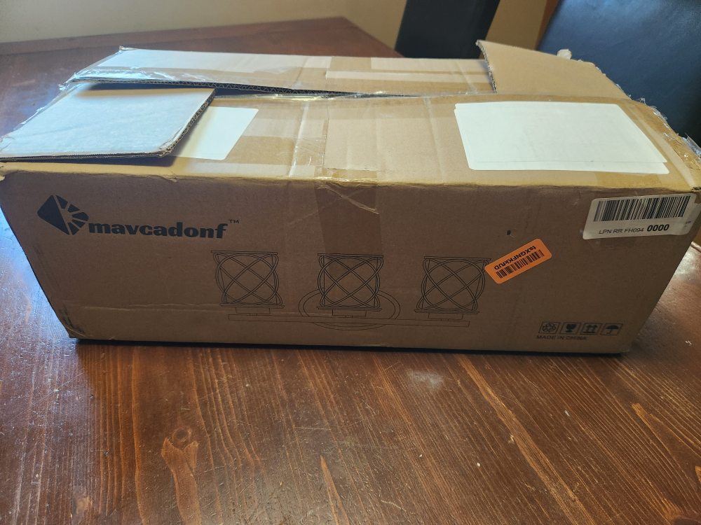 Mavcadonf 3-Light Bathroom Vanity Lighting Fixture - NEW - photo 5