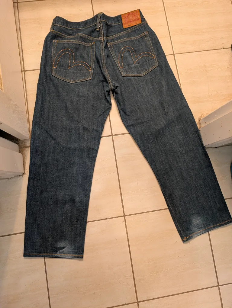 Evisu Jeans Size 34 - Iconic Seagull Embroidered Logo thumbnail
