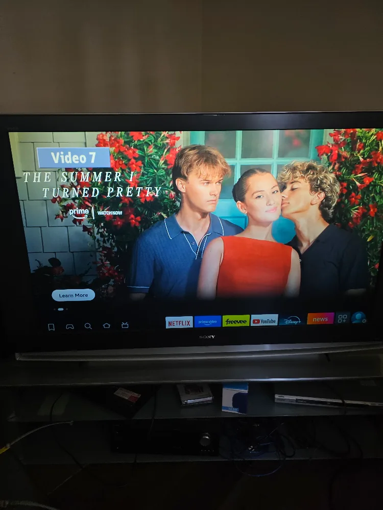 OLD SKOOL Heavy 55 inch Sony TV with Stand thumbnail