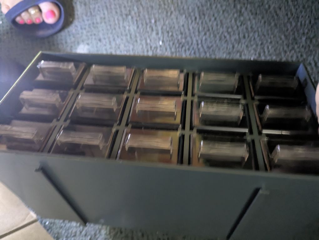 Gray Storage Box with Drawers - photo 2