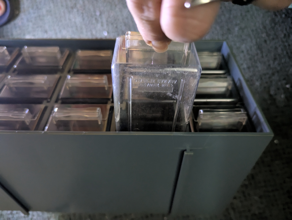 Gray Storage Box with Drawers - photo 3