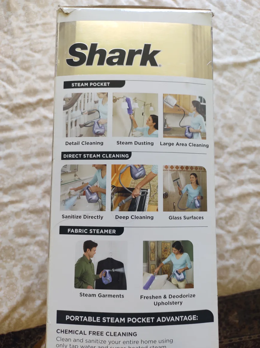 Shark Portable Steam Pocket - Like New! image indicator(2)
