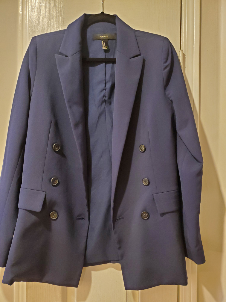 Forever 21 Navy Blue Blazer